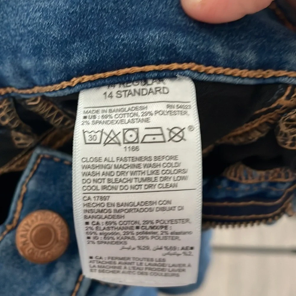 Old Navy Denim Jeggings Sz 14 Standard